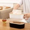 Bamboo Tissue Box Cover Elegant Napkin Holder Tissue Storage Case 1