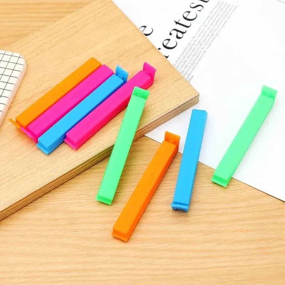 Food Bag Sealing Clips Kitchen Snack Seal Clamp Airtight Storage Clips 0