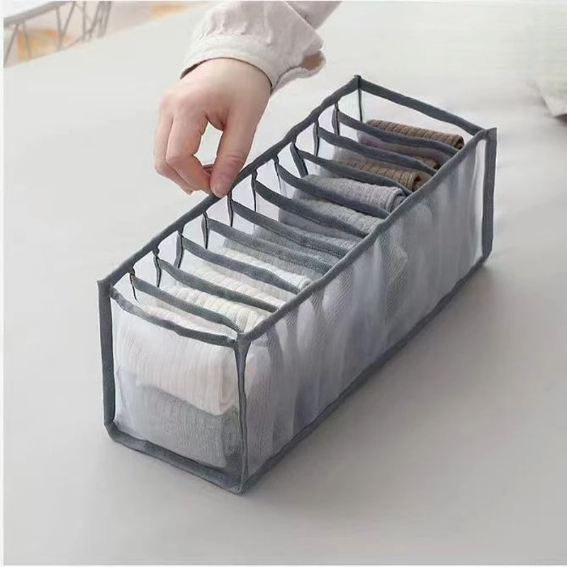 Underwear Organizer Drawer Box Multi Compartment Closet Storage Divider 8