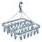 Foldable Clothes Drying Rack With Clips Portable Laundry Hanger Sock Drying Rack 8