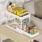 Under Sink Organizer With Sliding Drawers Kitchen Cabinet Storage Rack 6