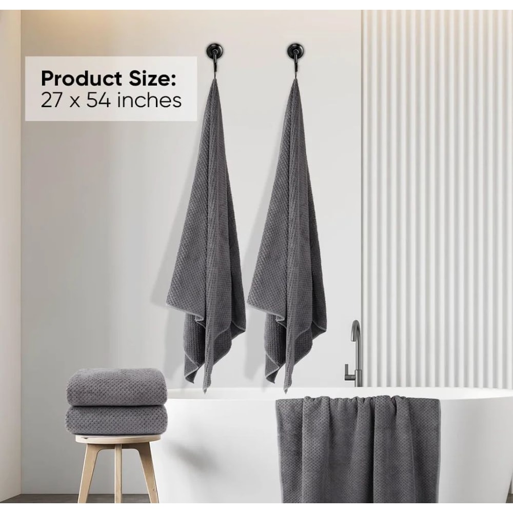 Microfiber Bath Towel Set Ultra Soft Quick Dry Absorbent Towels Pack 3