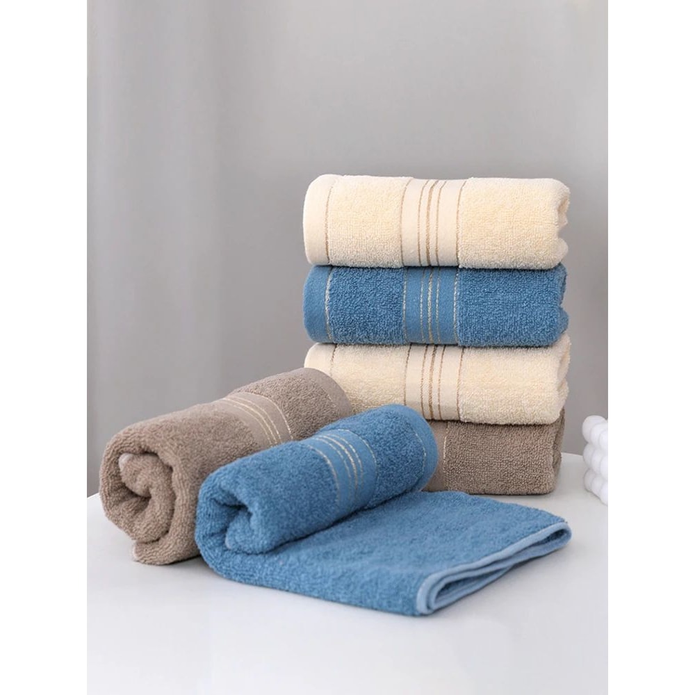 Cotton Face Towel Soft Absorbent Hand Towel Quick Dry Bathroom Towel 5