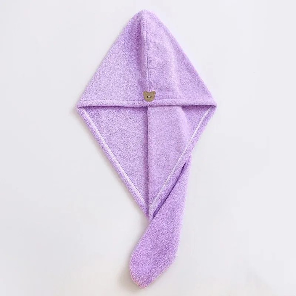 Microfiber Hair Towel Wrap Quick Dry Hair Turban Absorbent Hair Towel 10