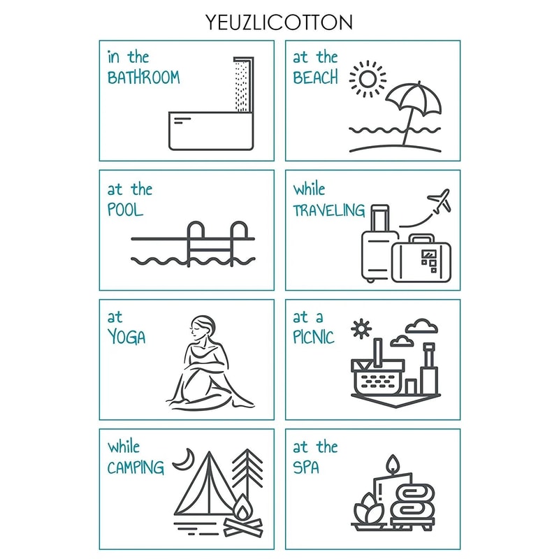 Luxury Turkish Cotton Beach Towel Oversized Striped Tassel Bath Wrap 3