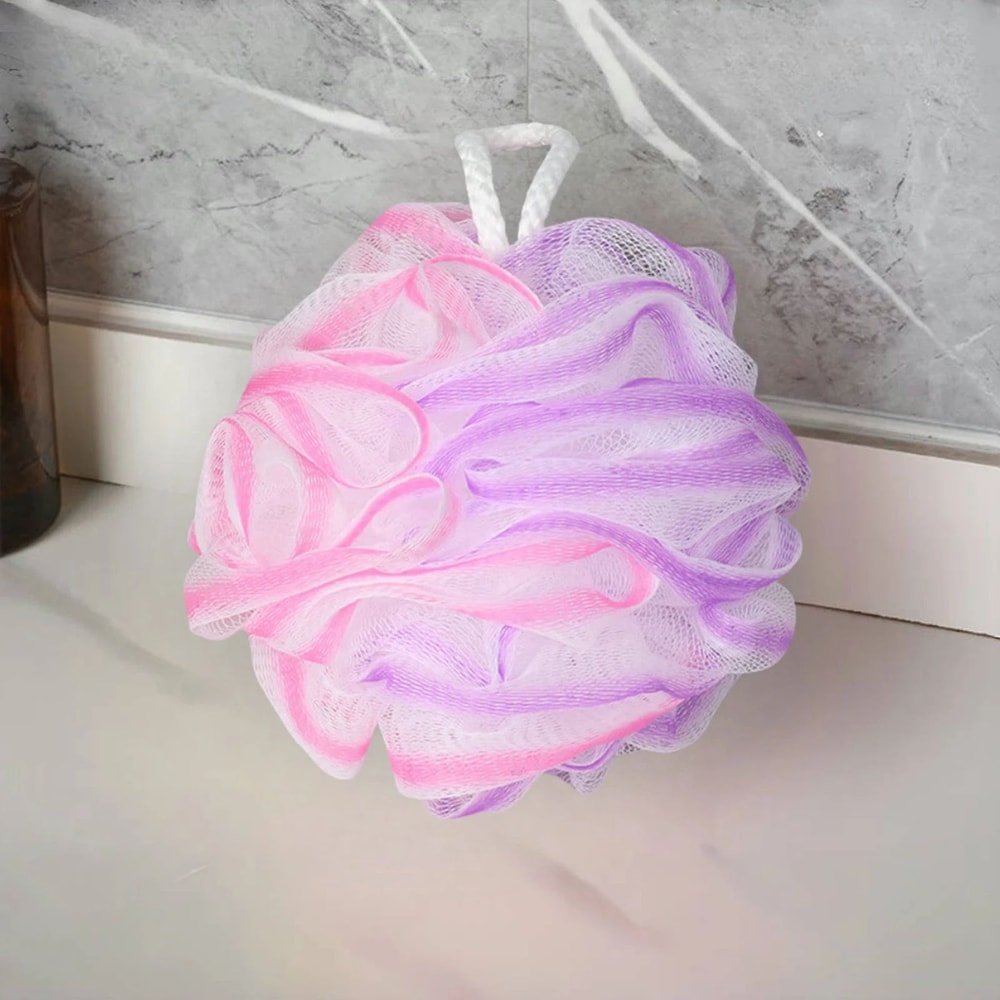 Exfoliating Bath Loofah Sponge Set Soft Mesh Shower Scrubber 2 Pack 11
