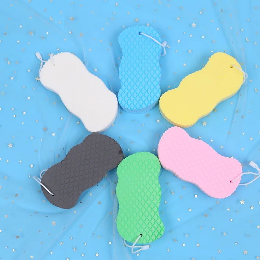 Soft Bath Sponge Exfoliating Body Scrubber Gentle Shower Washcloth 3