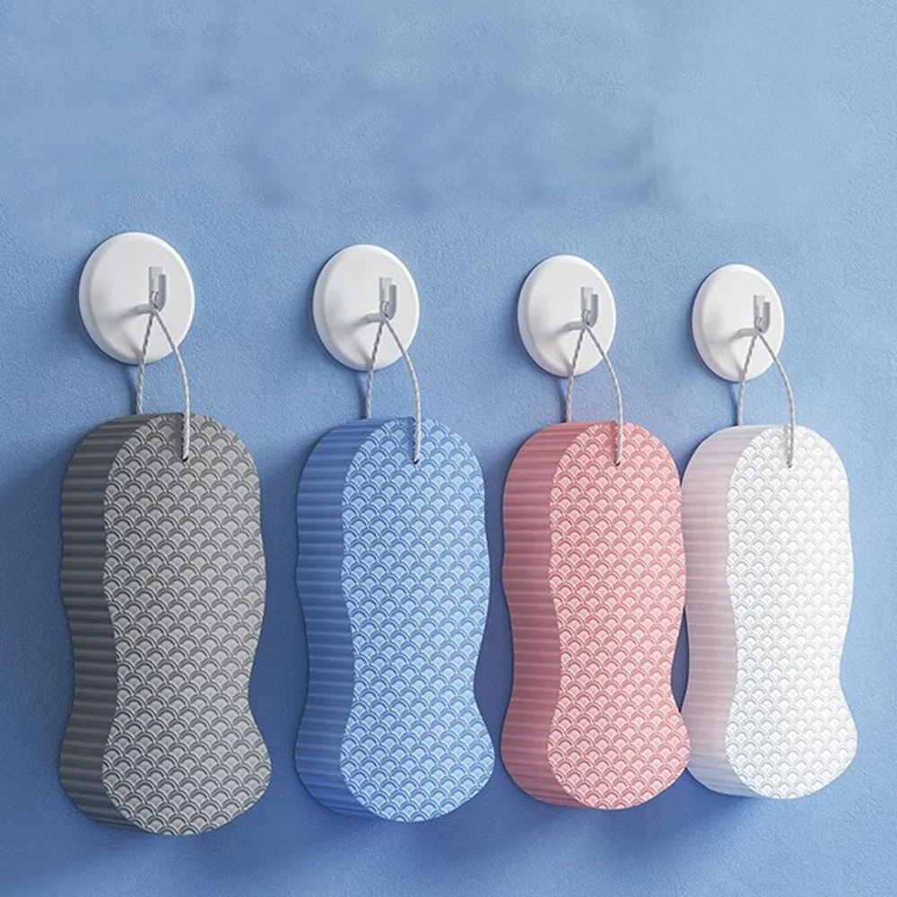 Soft Bath Sponge Exfoliating Body Scrubber Gentle Shower Washcloth 4