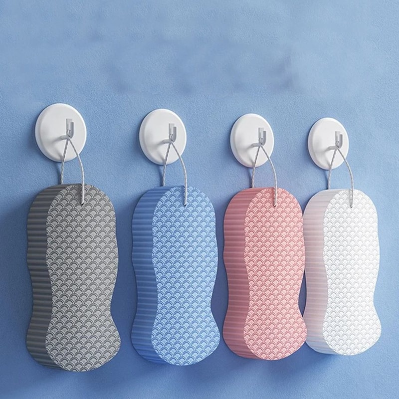 Soft Bath Sponge Exfoliating Body Scrubber Gentle Shower Washcloth 4