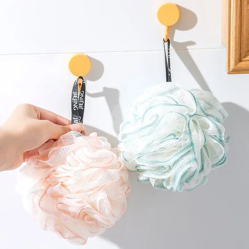 Soft Mesh Bath Sponge Ball Large Exfoliating Shower Loofah Body Cleaner 1