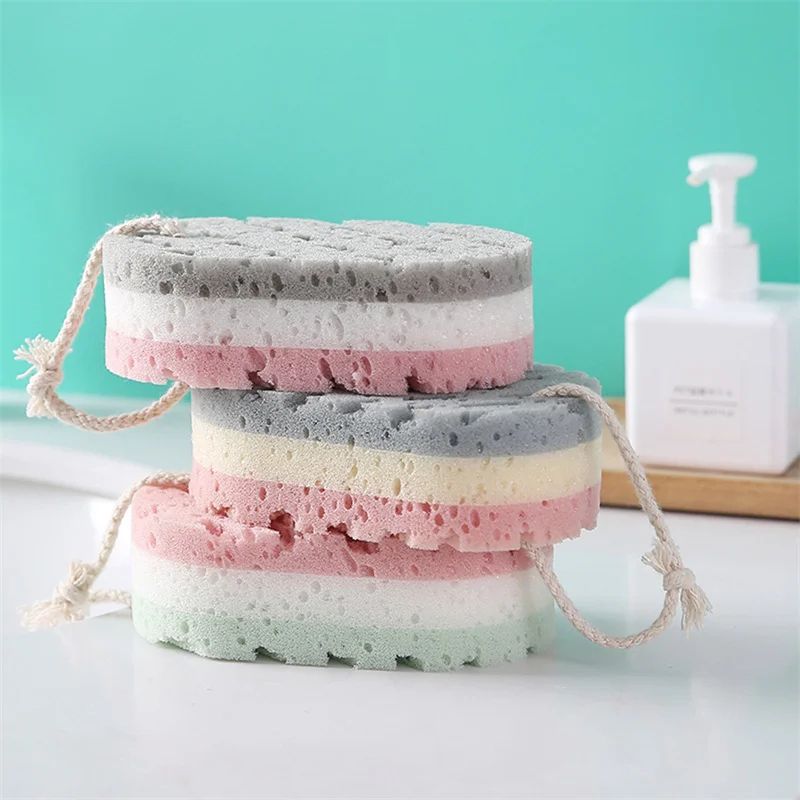 Exfoliating Bath Sponge Ball Body Scrubber Massage Shower Loofah Brush 2