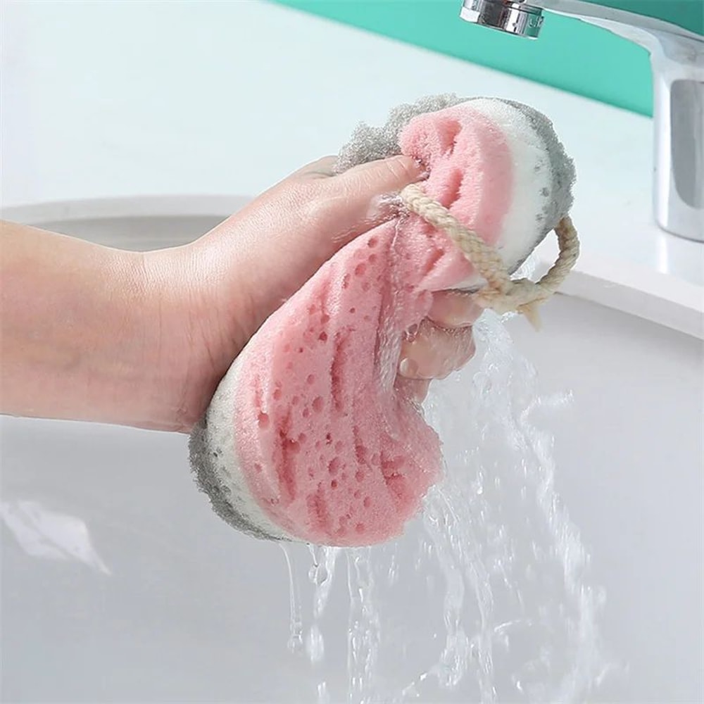 Exfoliating Bath Sponge Ball Body Scrubber Massage Shower Loofah Brush 3