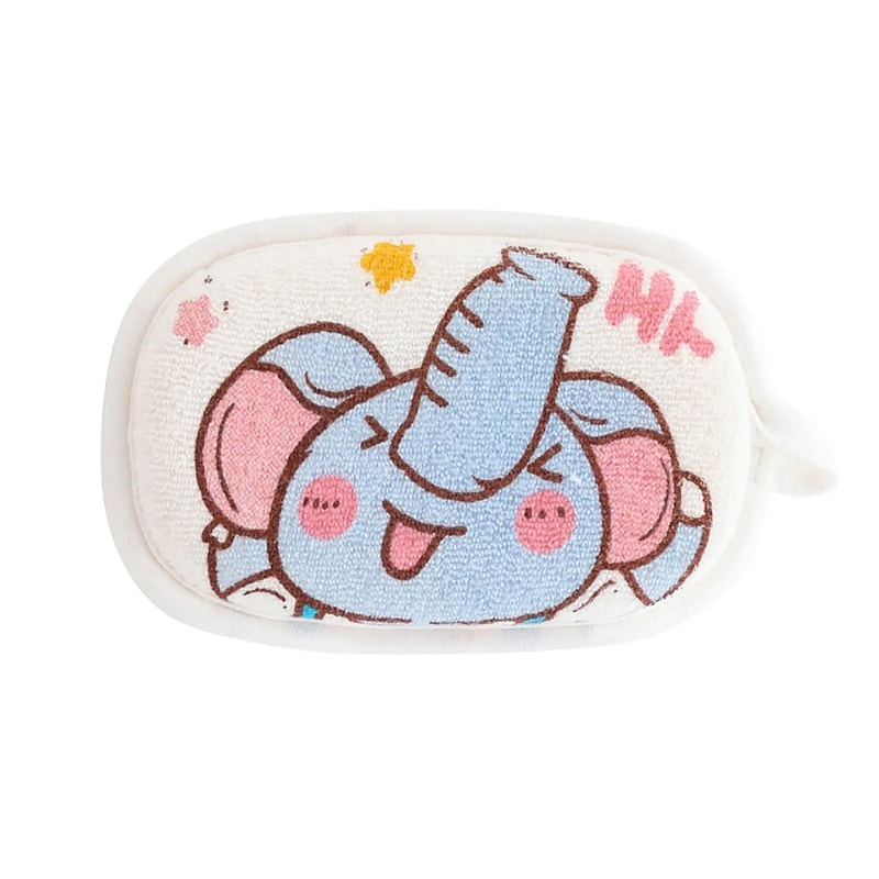 Cute Elephant Baby Bath Sponge Soft Cartoon Shower Brush Gentle Infant Bath Towel 14