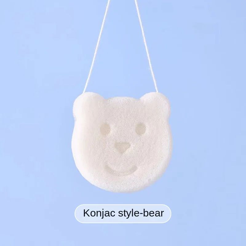 Gentle Konjac Baby Bath Sponge Soft Natural Infant Wash Sponge 3