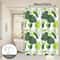 Tropical Leaf Shower Curtain Green Bathroom Privacy Curtain Waterproof Decor 4