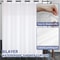 Double Layer Shower Curtain With Snap In Liner Waterproof Hookless Bathroom Curtain 3