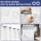 Double Layer Shower Curtain With Snap In Liner Waterproof Hookless Bathroom Curtain 4