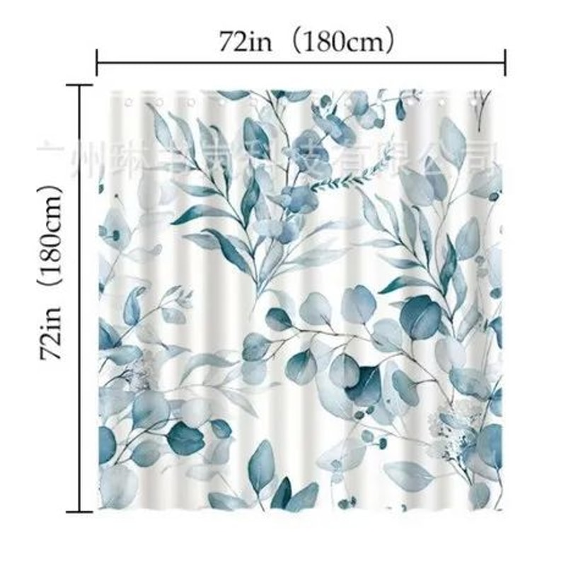 Double Layer Shower Curtain With Snap In Liner Waterproof Hookless Bathroom Curtain 6