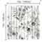 Double Layer Shower Curtain With Snap In Liner Waterproof Hookless Bathroom Curtain 7
