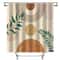 Double Layer Shower Curtain With Snap In Liner Waterproof Hookless Bathroom Curtain 8