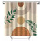 Double Layer Shower Curtain With Snap In Liner Waterproof Hookless Bathroom Curtain 8