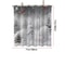 Christmas Snowman Shower Curtain Waterproof Holiday Bathroom Curtain Decor 6