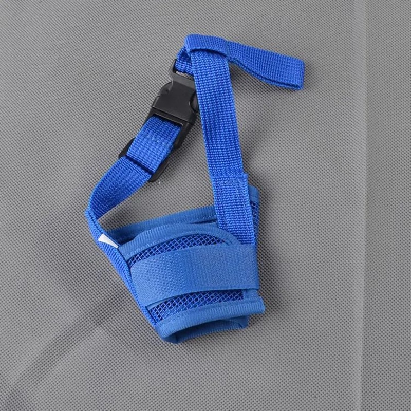 Adjustable Dog Muzzle Breathable Anti Bark Dog Muzzle Soft Mesh Pet Muzzle 5