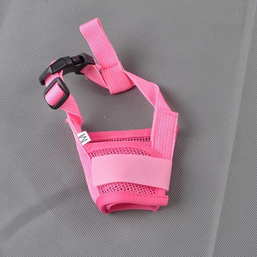 Adjustable Dog Muzzle Breathable Anti Bark Dog Muzzle Soft Mesh Pet Muzzle 6
