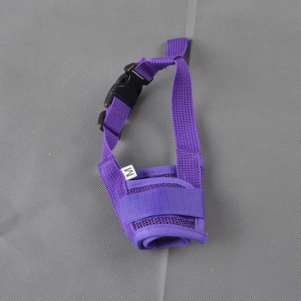 Adjustable Dog Muzzle Breathable Anti Bark Dog Muzzle Soft Mesh Pet Muzzle 7