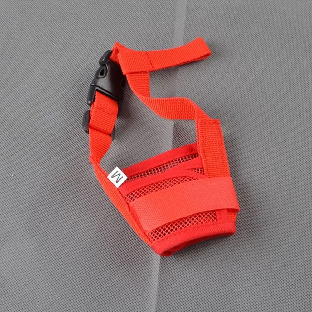Adjustable Dog Muzzle Breathable Anti Bark Dog Muzzle Soft Mesh Pet Muzzle 8