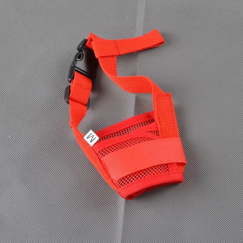 Adjustable Dog Muzzle Breathable Anti Bark Dog Muzzle Soft Mesh Pet Muzzle 8