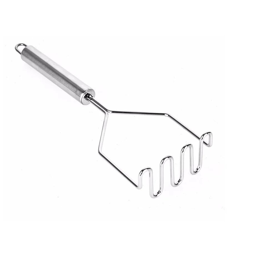 Stainless Steel Potato Masher Heavy Duty Kitchen Masher Tool 12