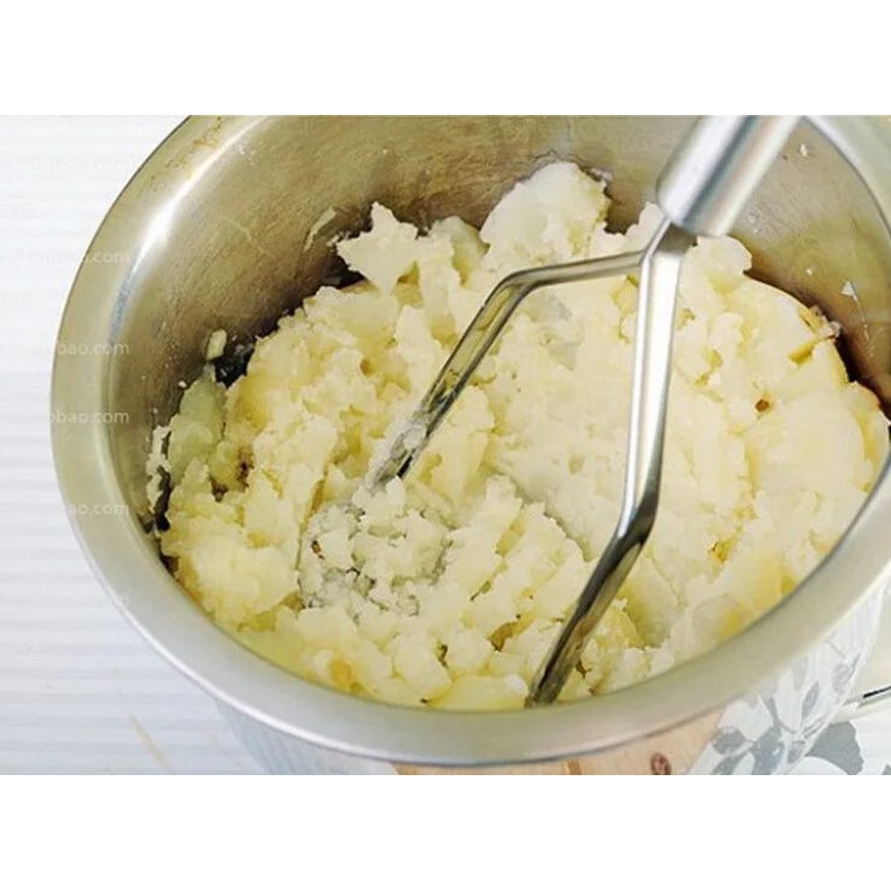 Stainless Steel Potato Masher Heavy Duty Kitchen Masher Tool 7