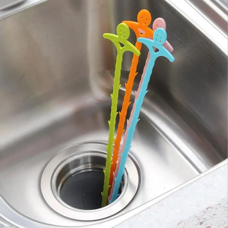 Drain Cleaner Tool Set Sink Drain Snake Hair Removal Tool 6