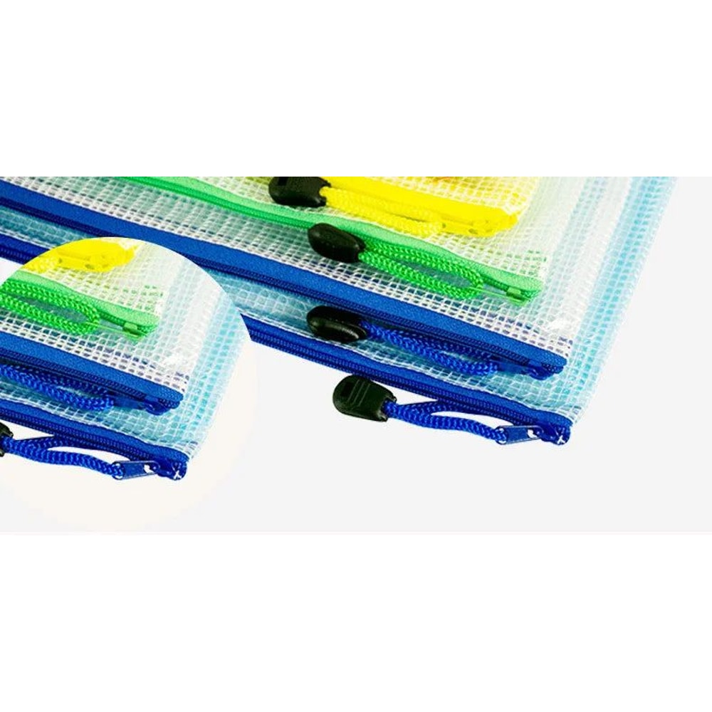 Waterproof Zipper File Folder Document Organizer Plastic Storage Bag 11