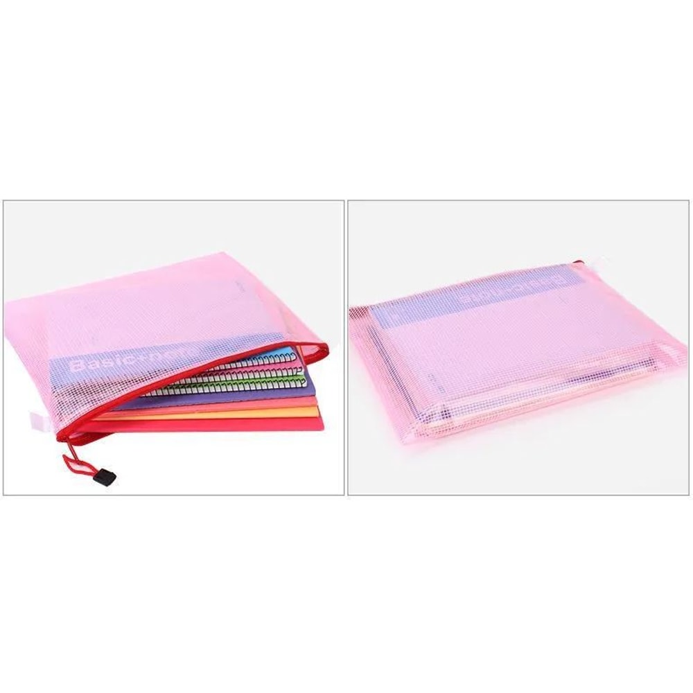 Waterproof Zipper File Folder Document Organizer Plastic Storage Bag 8