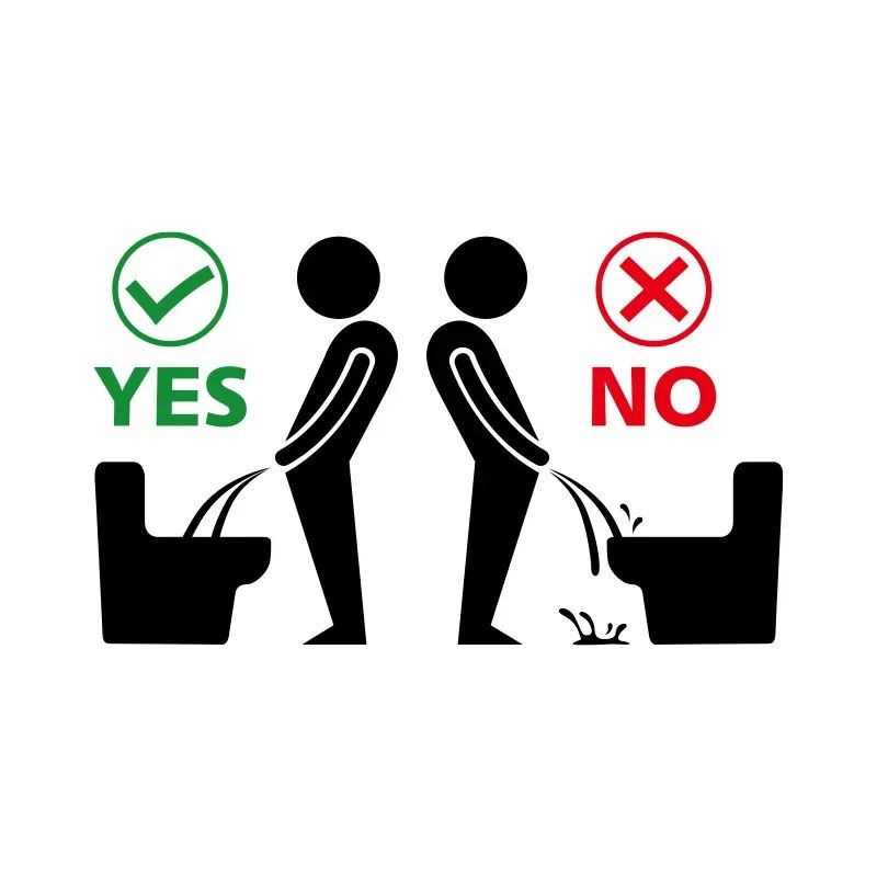 Funny Toilet Sticker Bathroom Wall Decal Removable WC Sticker Decor 3