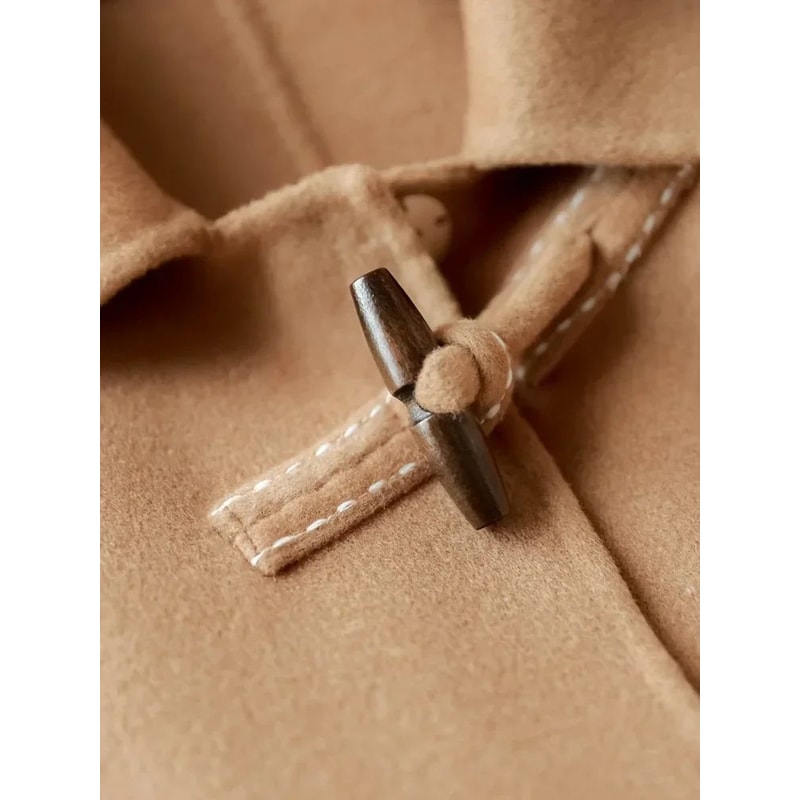 Wooden Horn Toggle Buttons Set Coat Sewing Buttons DIY Clothing Accessories 1