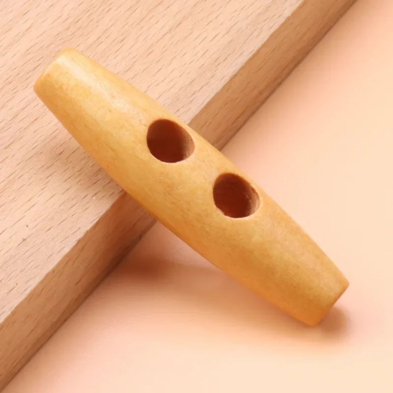 Wooden Horn Toggle Buttons Set Coat Sewing Buttons DIY Clothing Accessories 13