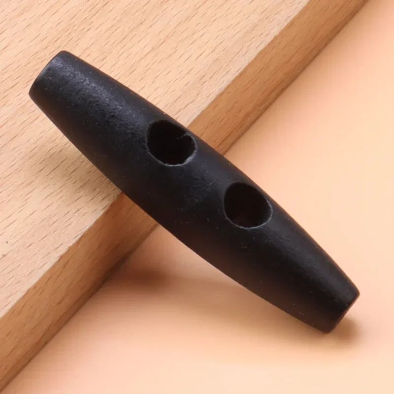 Wooden Horn Toggle Buttons Set Coat Sewing Buttons DIY Clothing Accessories 15