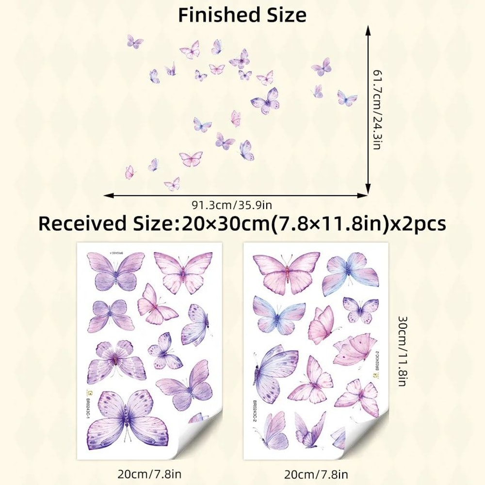 Cartoon Rabbit Wall Stickers Kids Room Nursery Wall Decals Cute Bunny Decor 13