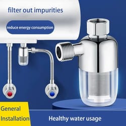 shower water filter universal faucet filter anti scale water purifier