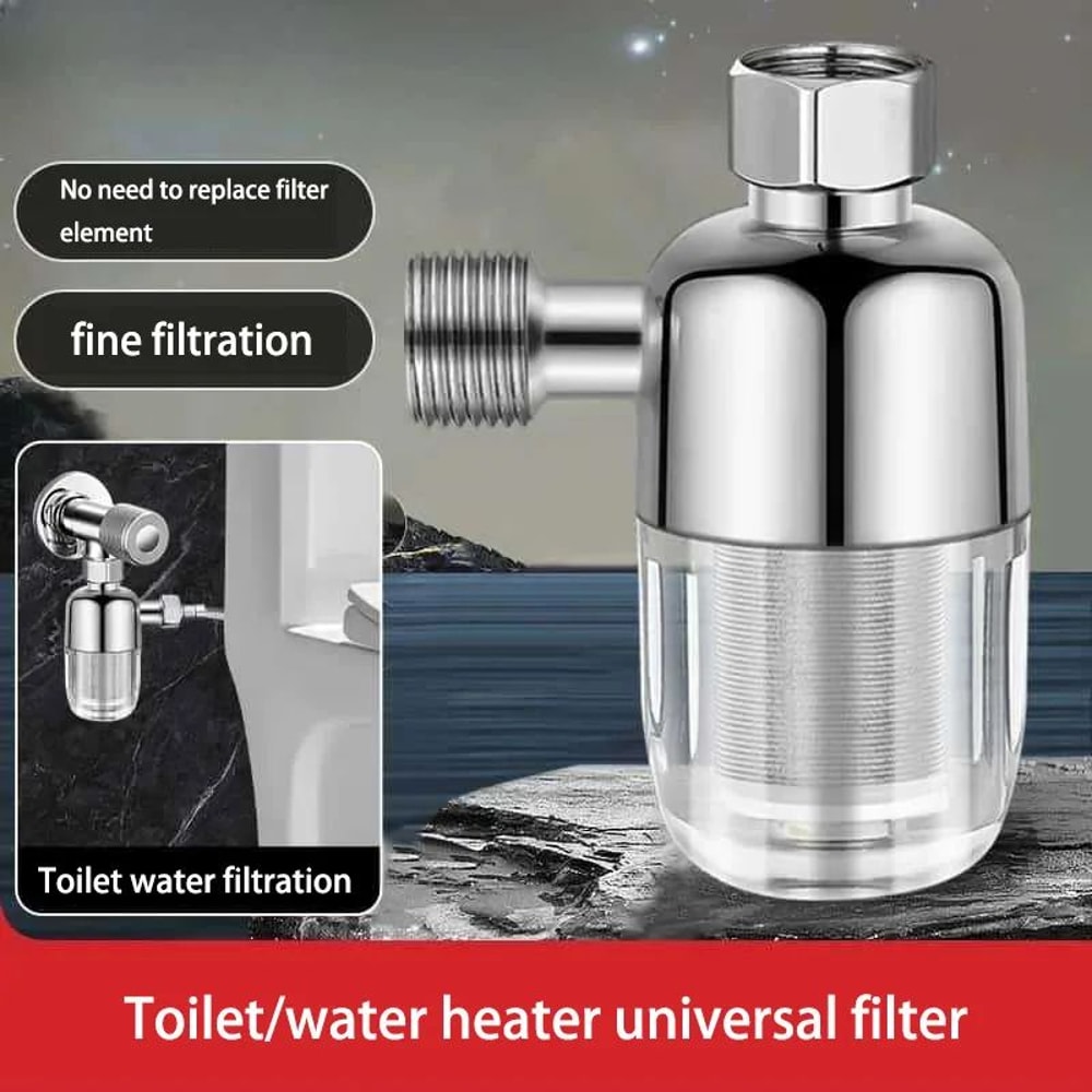 Shower Water Filter Universal Faucet Filter Anti Scale Water Purifier 2