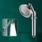 Dual Shower Head Set Handheld And Overhead High Pressure Shower Head 7