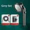 Dual Shower Head Set Handheld And Overhead High Pressure Shower Head 8