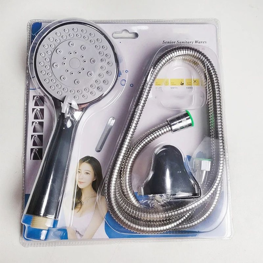 High Pressure Handheld Shower Head 5 Mode Adjustable Large Water Outlet 7