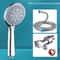 High Pressure Handheld Shower Head 5 Mode Adjustable Large Water Outlet 9