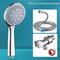 High Pressure Handheld Shower Head 5 Mode Adjustable Large Water Outlet 9