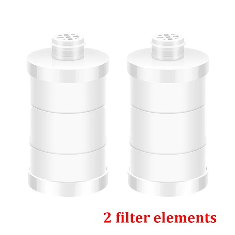 Universal Shower Head Water Filter Chlorine Removal Purifier With Replaceable Cartridge 7