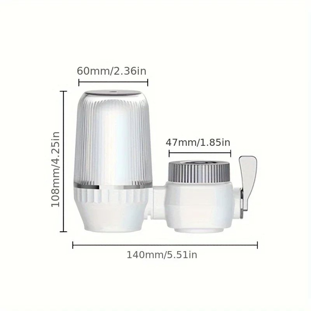 Faucet Water Filter Purifier Splash Proof Tap Filtration System 5